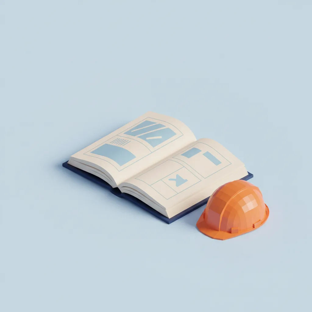Illustration isométrique DOAKEN — Mémoire technique BTP : le modèle qui fait gagner